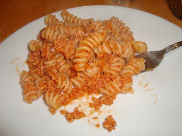 Fusilli di Kamut al Ragù di Soia