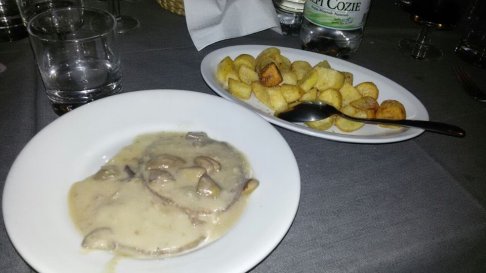 seitan in salsa di funghi